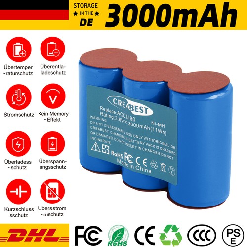 3000mah mh akku - 3,6v,
